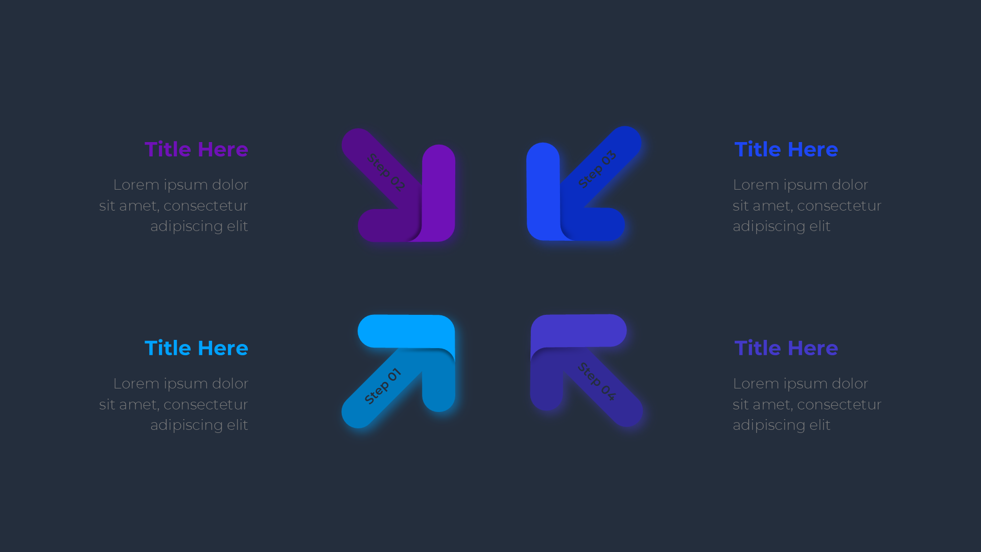 Infographic Solutions [dark] slide 6